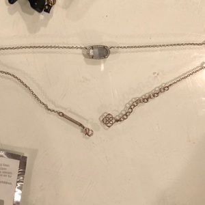 Silver Cat eye Kendra Necklace